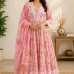 Pink Anarkali Set